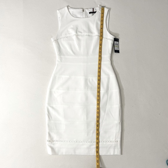 Tommy Hilfiger Sleeveless Scuba Crepe Sheath Dress - Picture 11 of 12